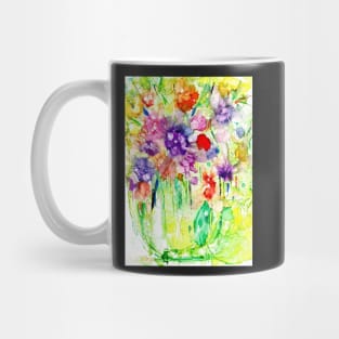 A Vase of colourful blooms Mug